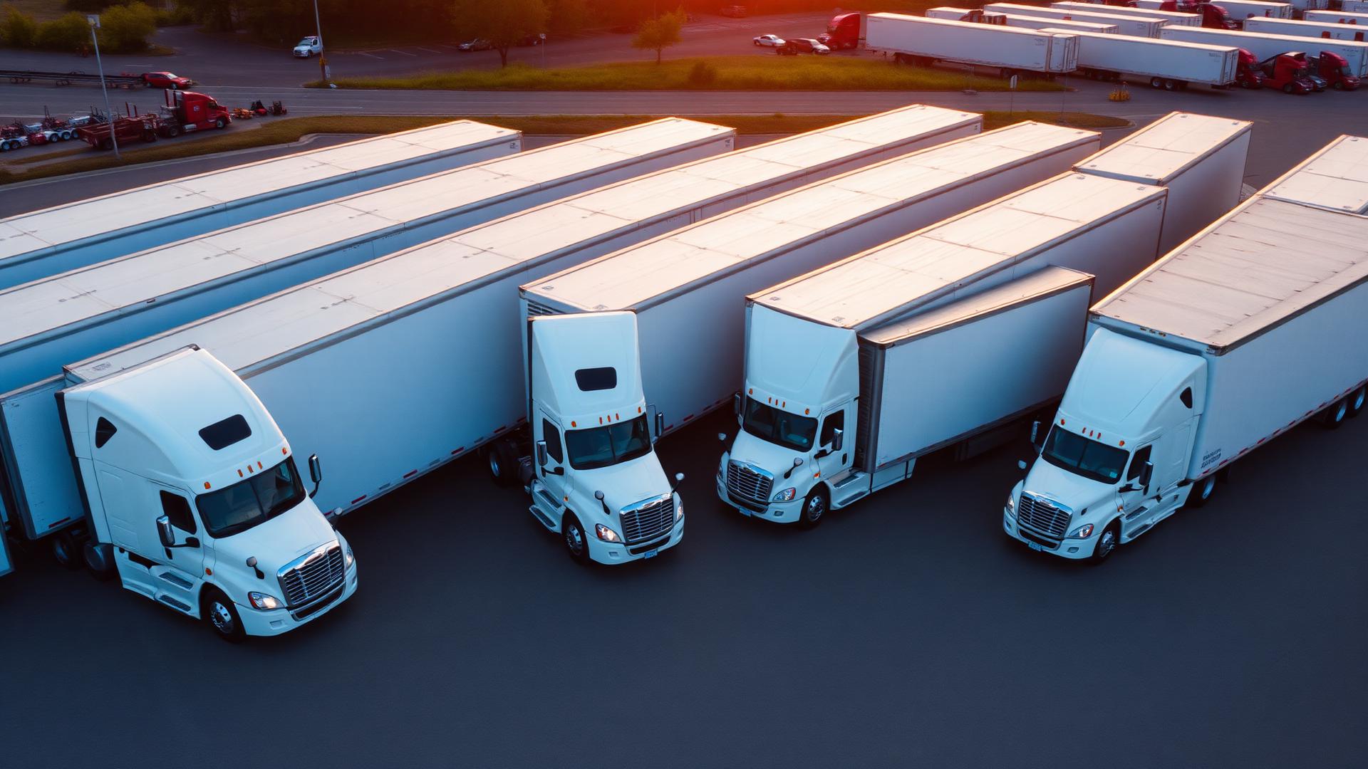 Aerial view of Trilogy fleet at terminal